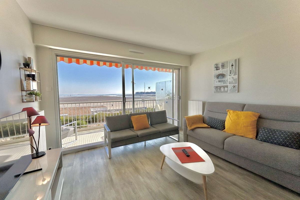 Appartement traversant 3 pièces/6 couchages - FACE MER LA BAULE - Le drakkar