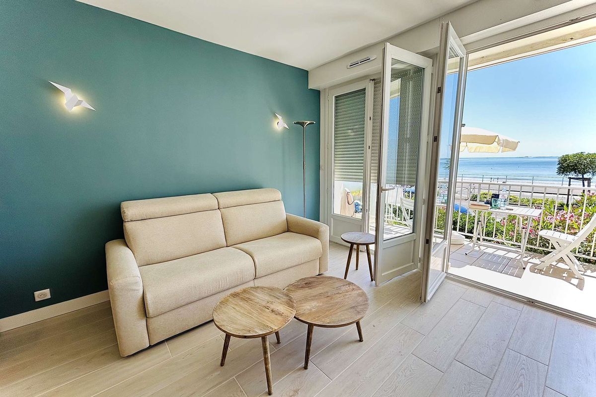 Appartement Face mer -2 pièces 3 couchages LA BAULE - La residence