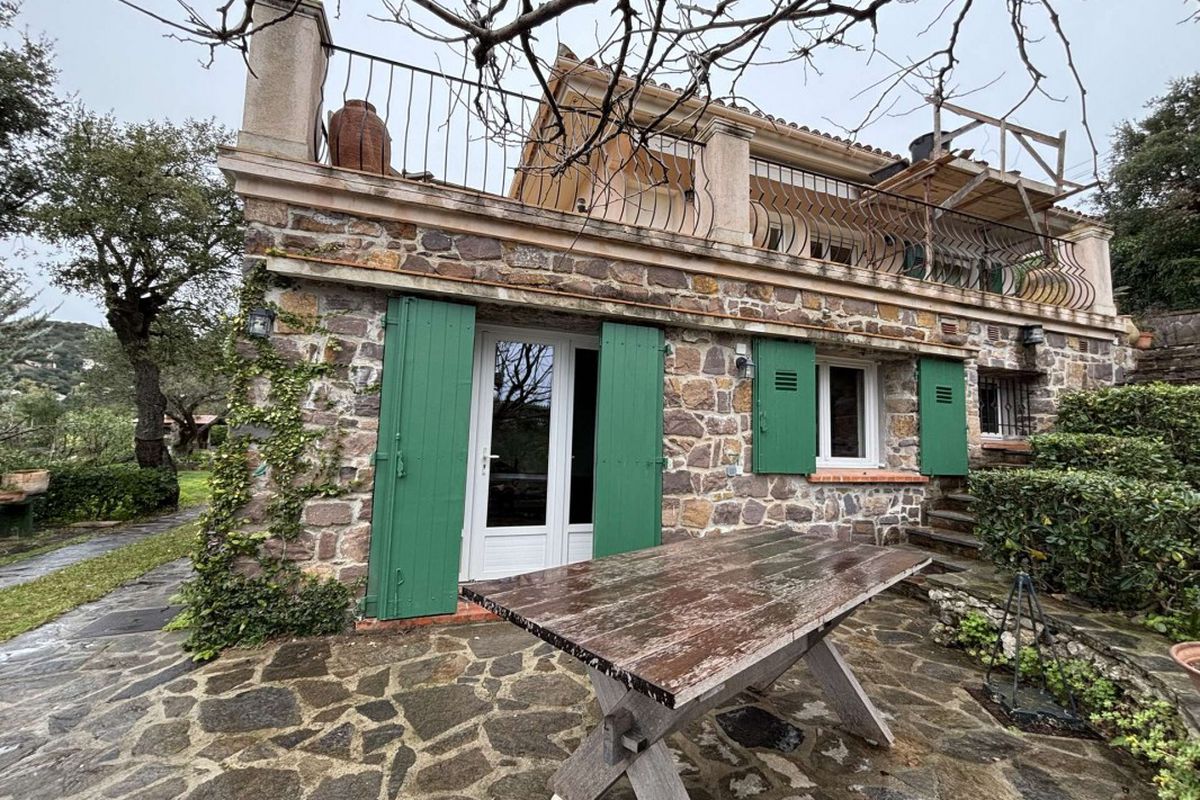 REZ DE VILLA VUE MER 4 PERSONNES A  LA CROIX VALMER - Barbigoua