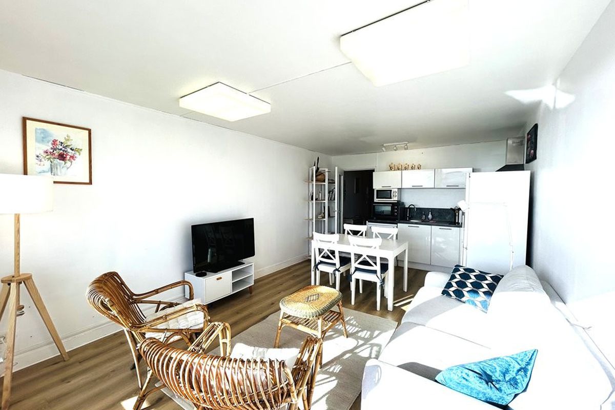 Appartement cosy 4 personnes,  belle vue mer, plage de Lomener à 30 m - Wifi, parking