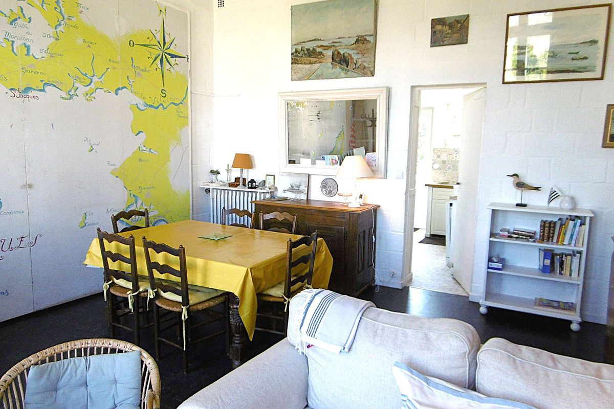 Maison 5 pièces 9 personnes   face au port de St Jacques