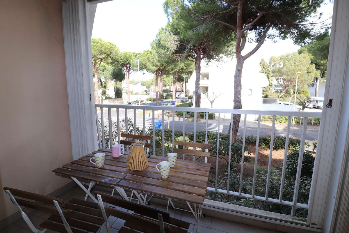 Studio Cabine Ponant parking et balcon près du lac - Abricotier