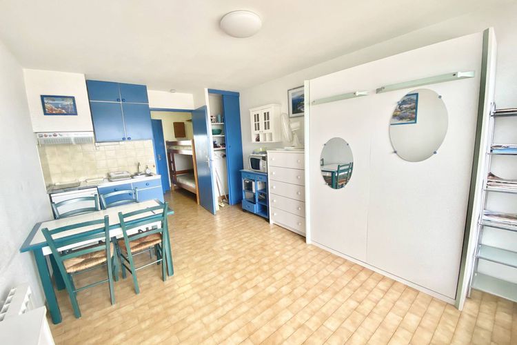 STUDIO CABINE 4 PERSONNES + PARKING - Bougainvillee