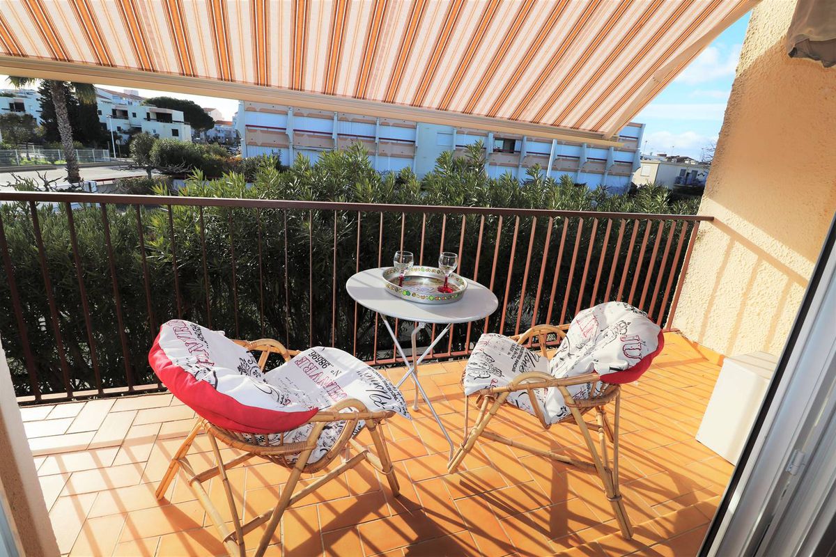 Grand studio 4 personnes 350m mer clim parking - Le vermeil