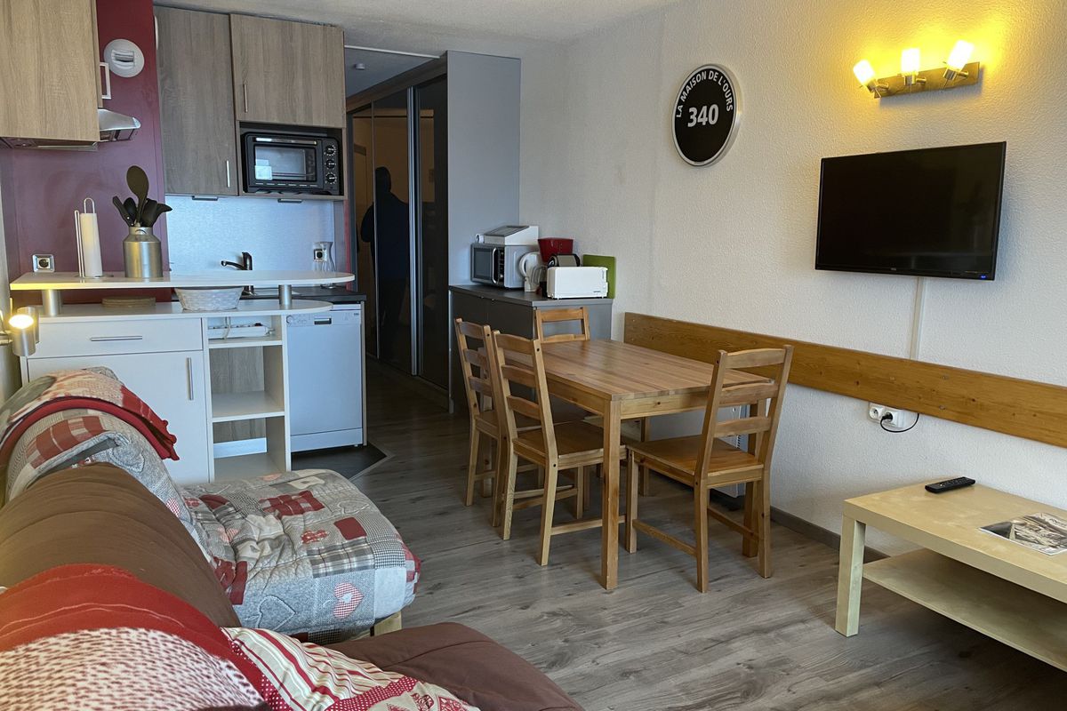 Studio lumineux · Ski aux pieds · Balcon - Résidence aiguille rouge arc 2000