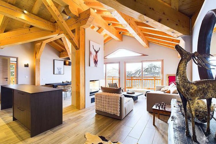 Splendide appartement 10 pax avec cheminée au dernier étage