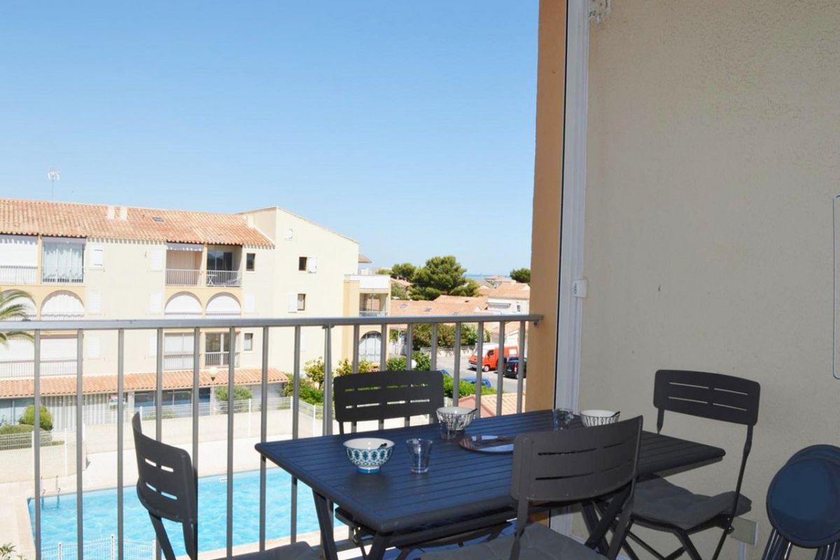 Appartement 2 pièces mezzanine, 5 couchages, Narbonne Plage - Les maisons de la plage