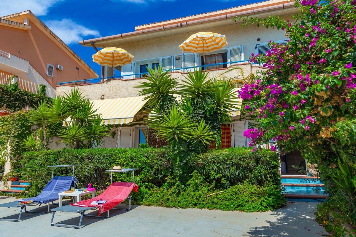 Appartement Ruhige Ferienwohnung in Sciacca mit Terrasse, Garten und Grill und Meerblick