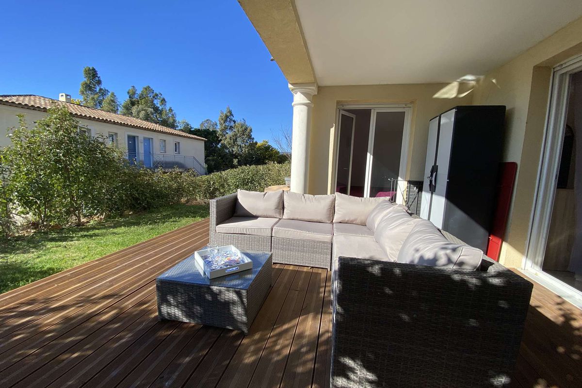 Sainte Maxime Appt 3 pièces avec jardin et parking privatif Domaine avec piscine  - Domaine de figuiere