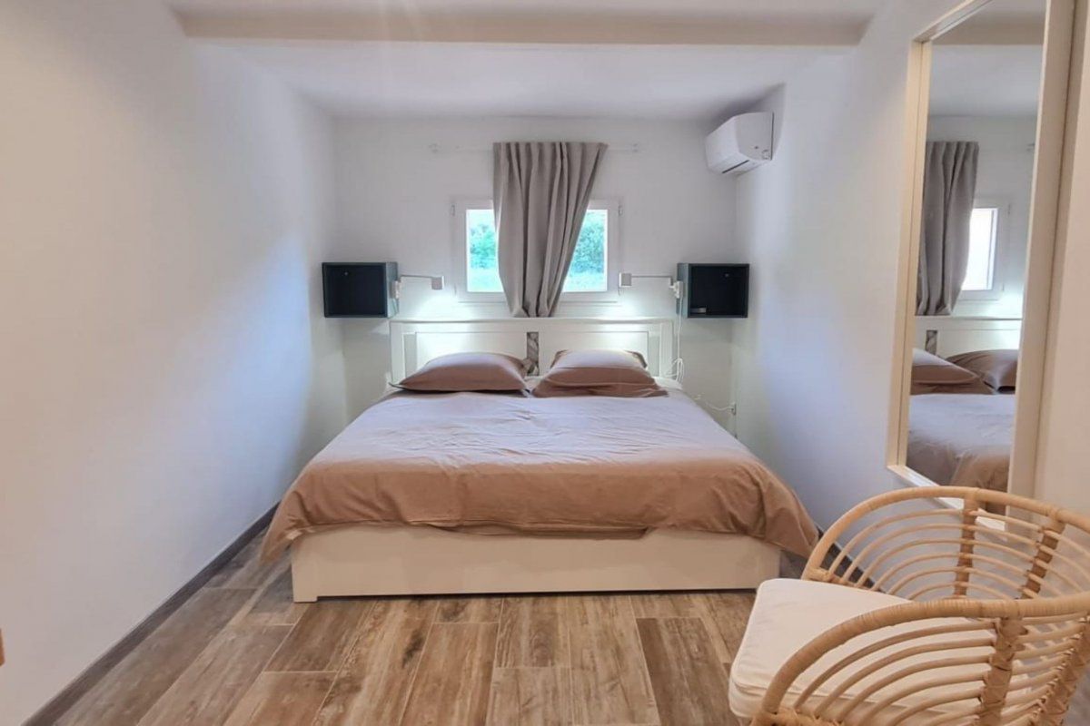 Maison Gîte im Herzen der Weinberge, Terrasse mit atemberaubendem Blick auf das Meer,