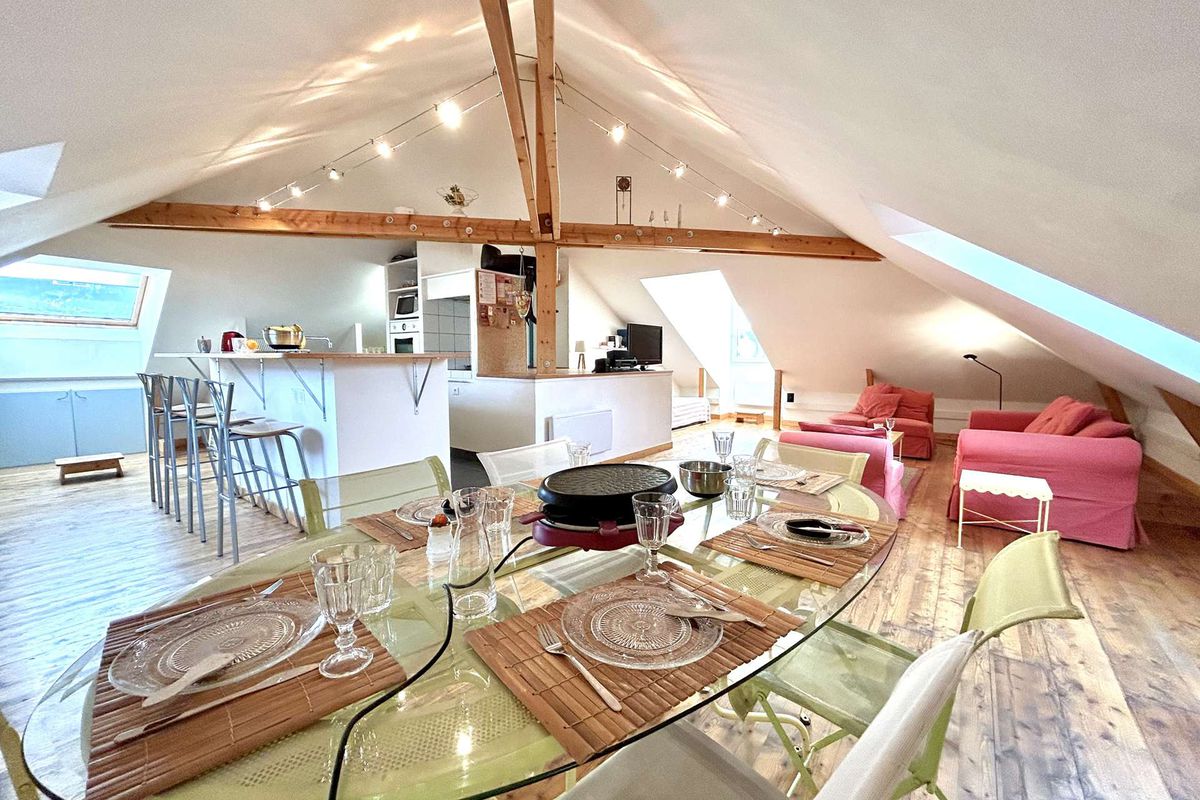 Appartement 3 pièces coin nuit Duplex 6/8 personnes Briançon - Pre du moulin a