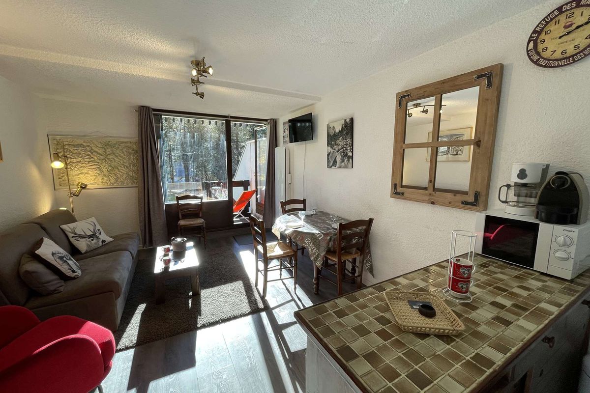 Studio coin montagne 4 personnes. CHANTEMERLE - SERRE-CHEVALIER - Bois des coqs