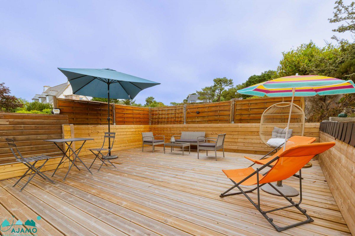 Studio avec chambre et grande terrasse à Erquy / 2 personnes / Réf 663