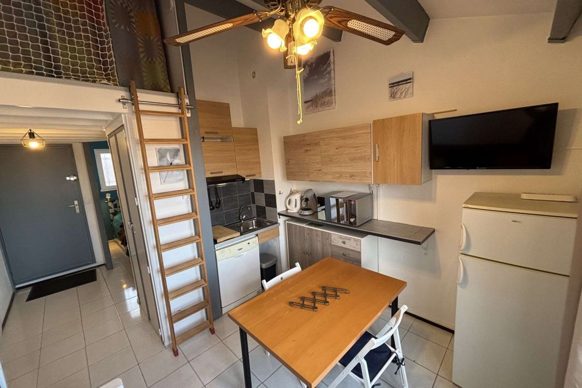 Appartement Studio Cabine Mezzanine 4 couchages- PORT-LA NOUVELLE - Horizons