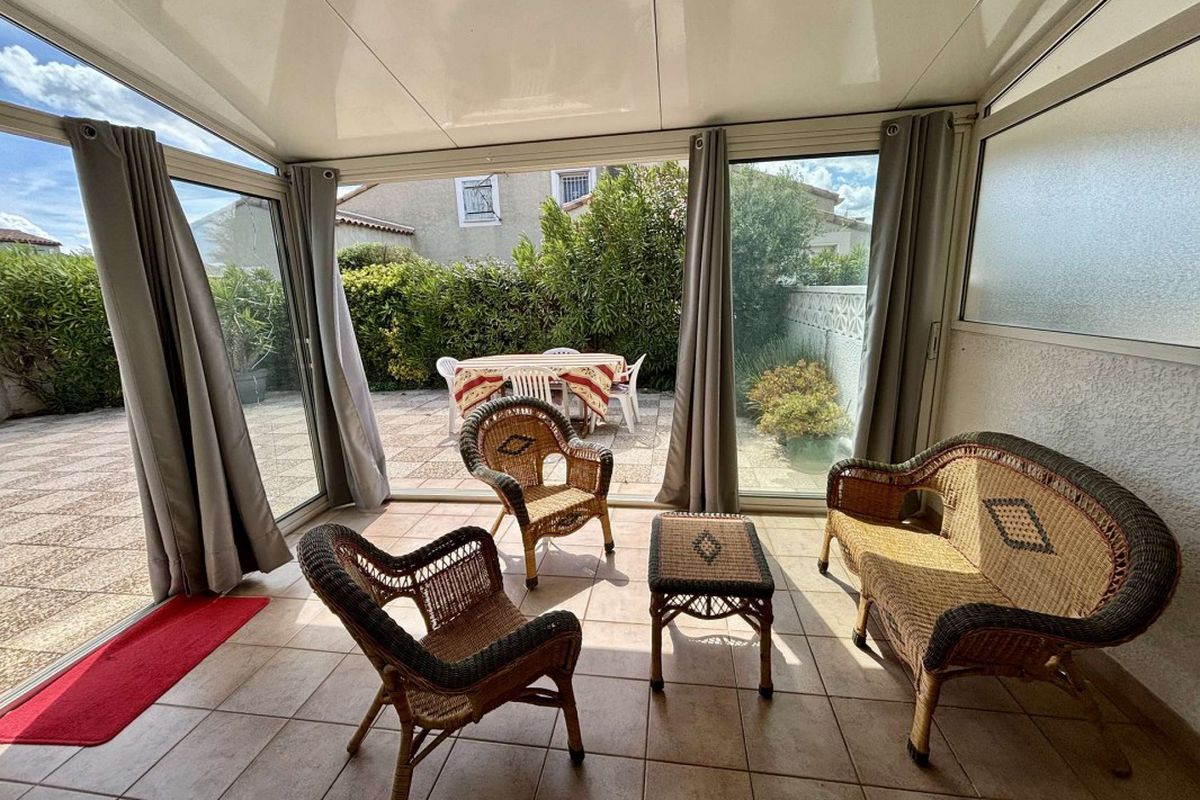 Maison 3 pièces mezzanine 5 couchages PORT LA NOUVELLE - Ecume d'argent