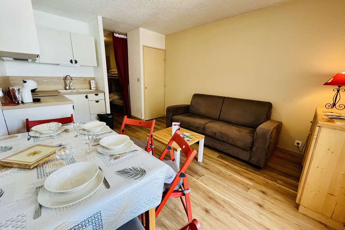 Appartement studio coin montagne 4 couchages VARS LES CLAUX - Ski soleil