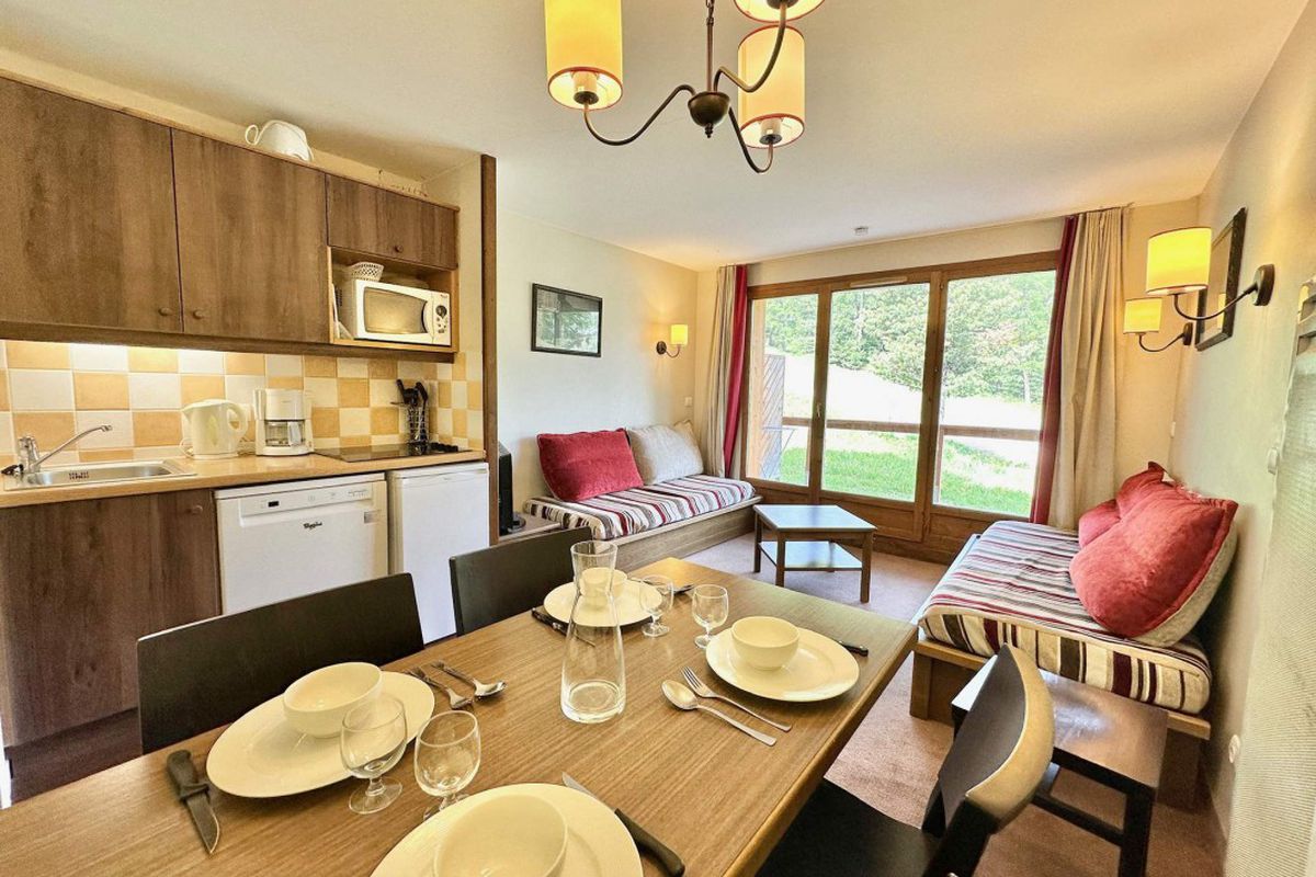 L'ALBANE - PARTIR DEPUIS LA TERRASSE EN SKIS-ACCES PISCINE  - L'albane